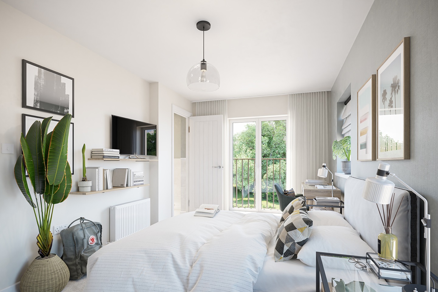 Both double bedrooms benefit from en-suite shower rooms