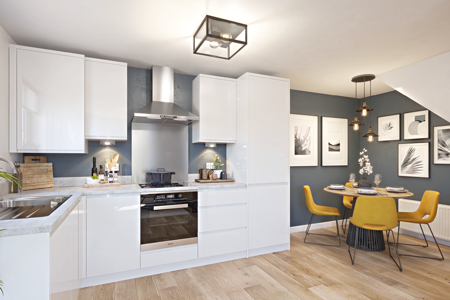 Cook and entertain in a sociable kitchen & dining space