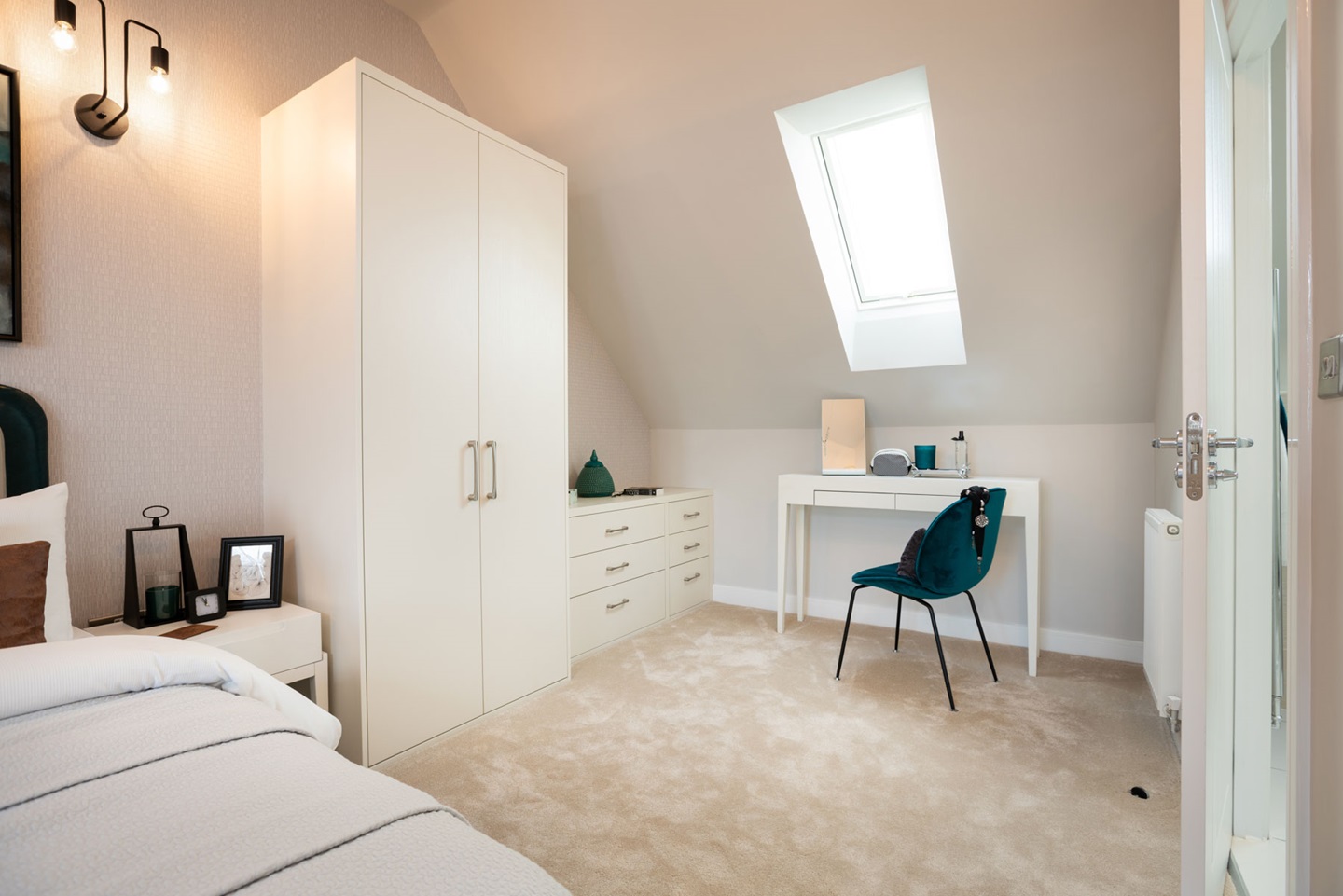 Fitted wardrobes can be added for additional storage