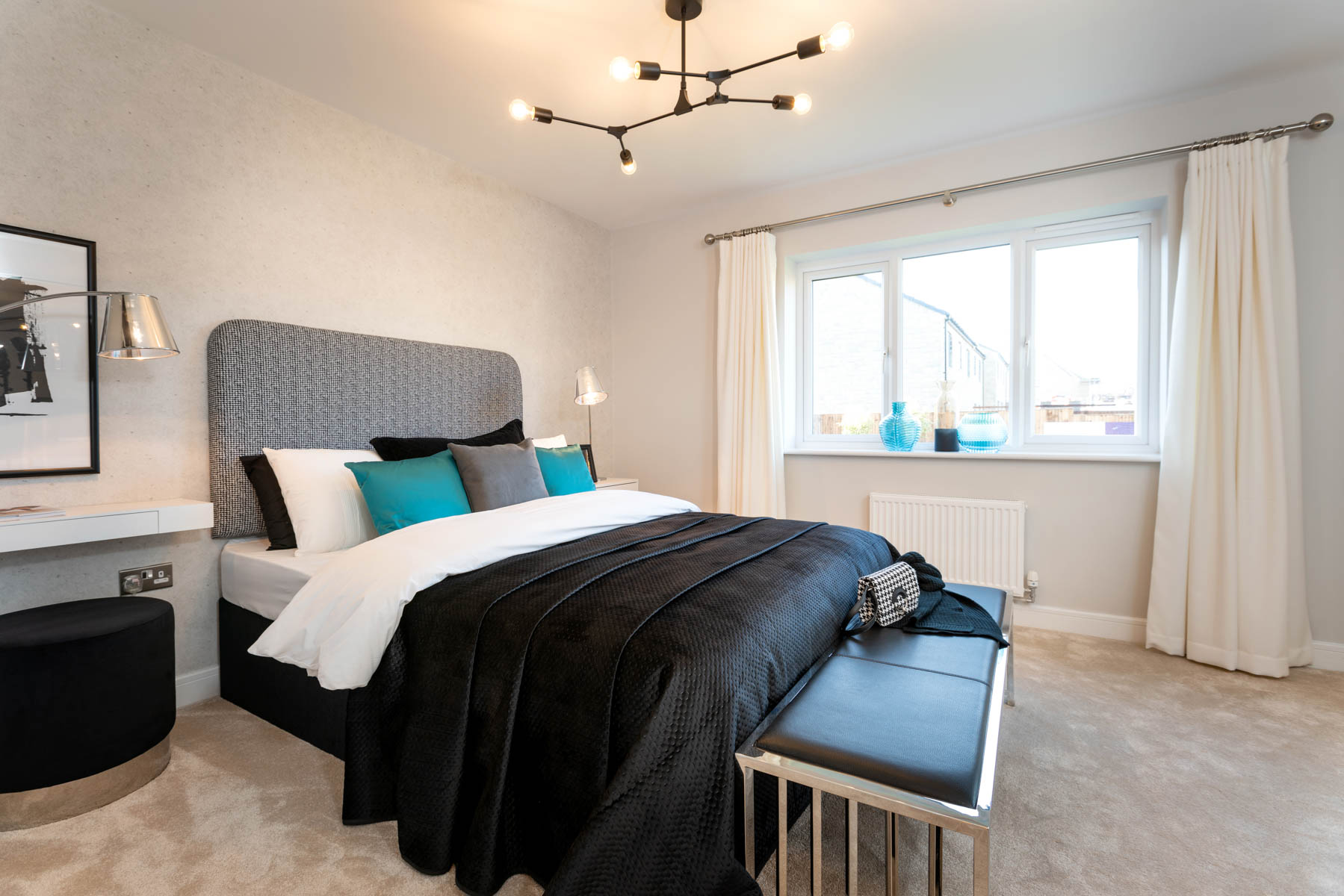 Bedroom 2 is generously sized