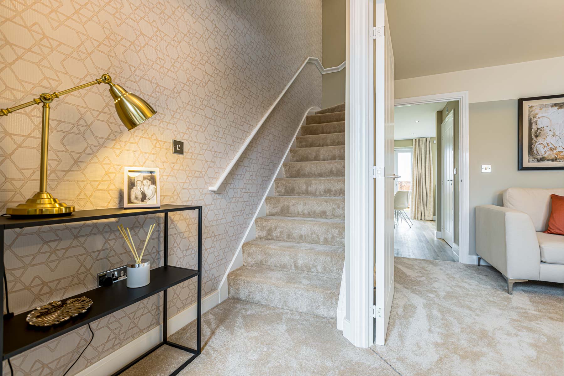 A cosy hallway welcomes you home