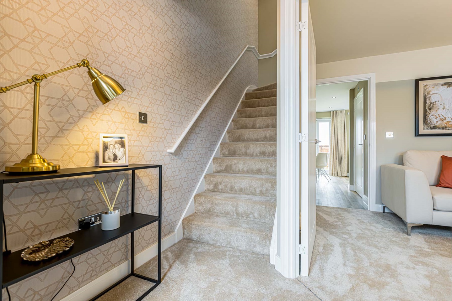 A cosy hallway welcomes you home