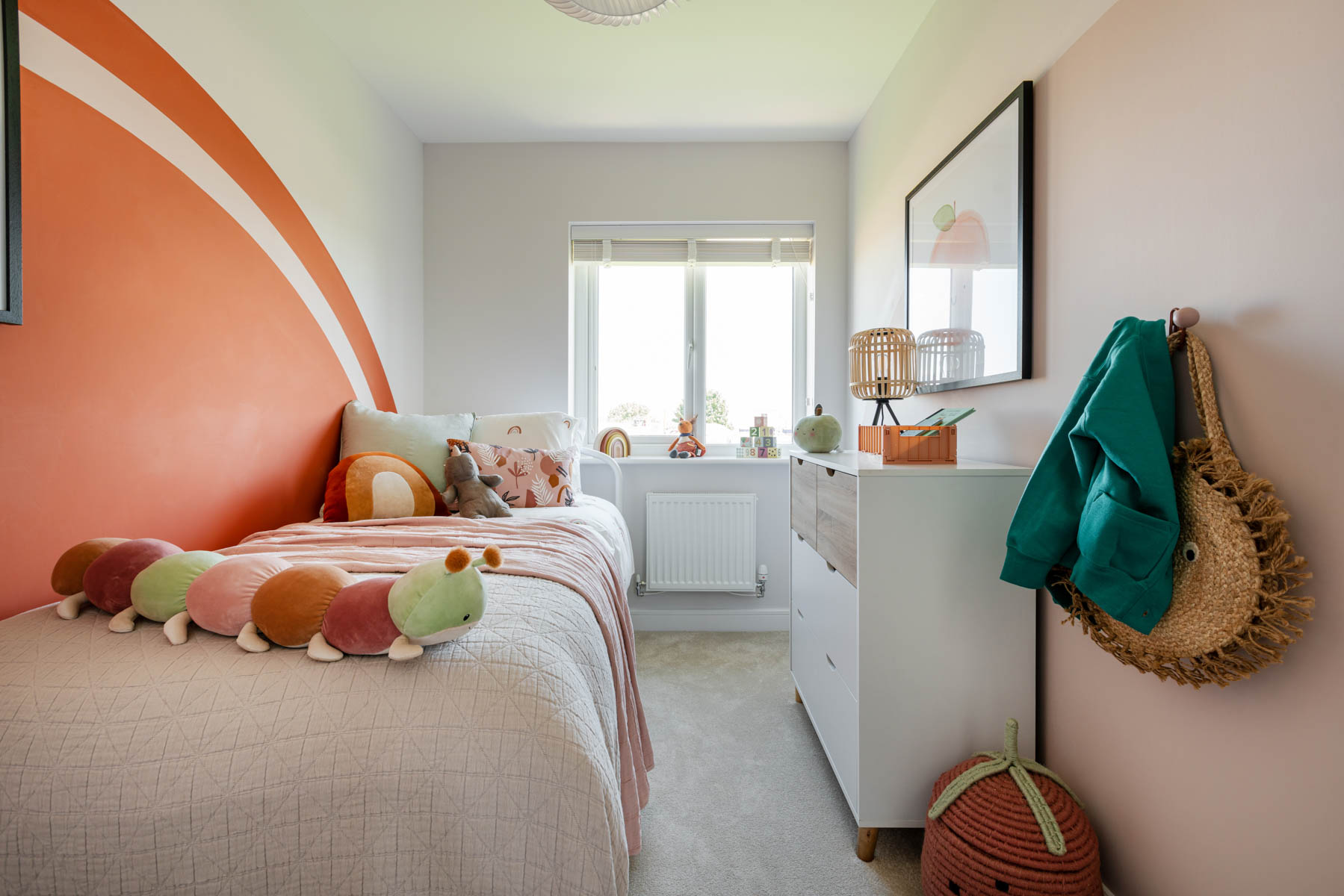 Bedroom 3 is a perfect room for a child or a home office