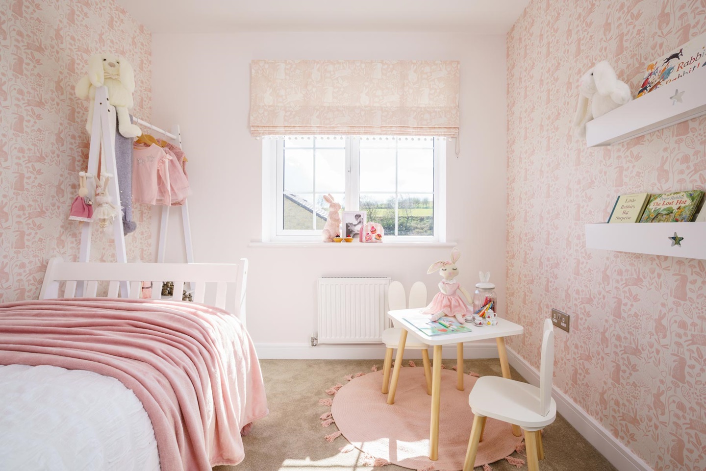 Bedroom 4 is ideal for children or as a home office