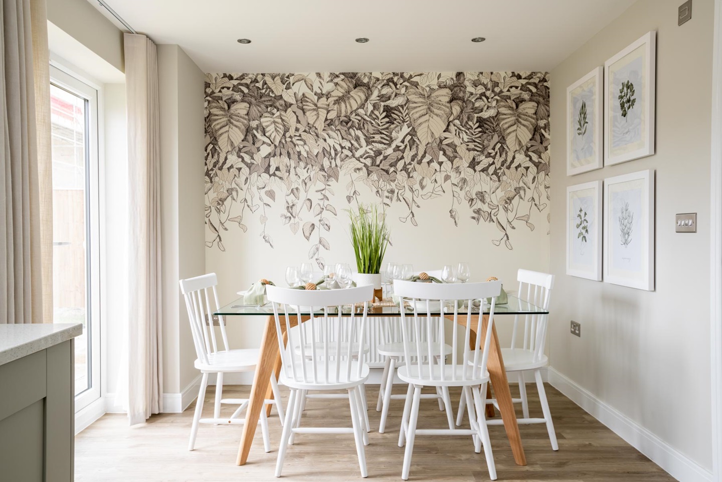 A large space for family dinners and entertaining