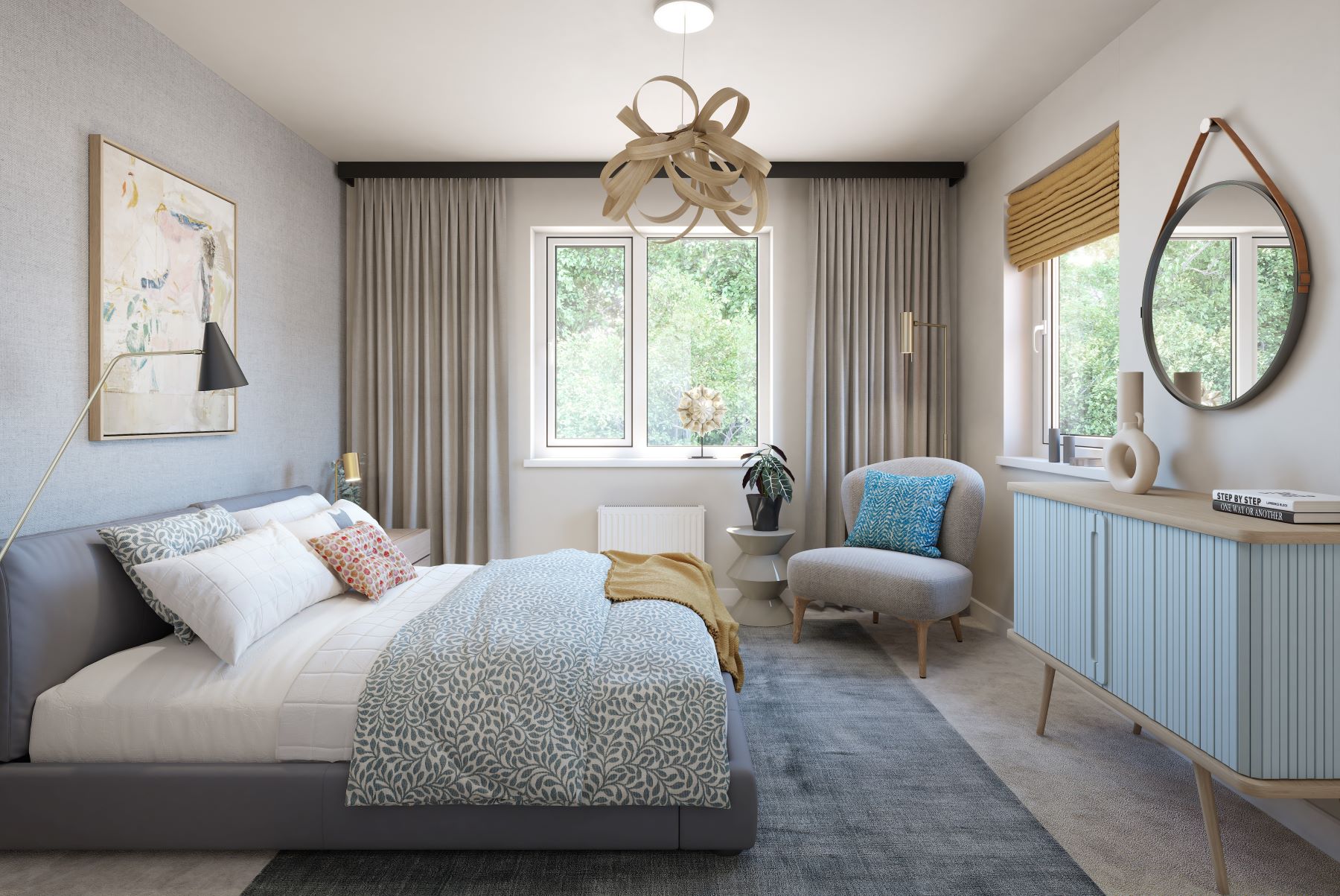 Sitting to the front of the home, Bedroom 3 is bright and spacious