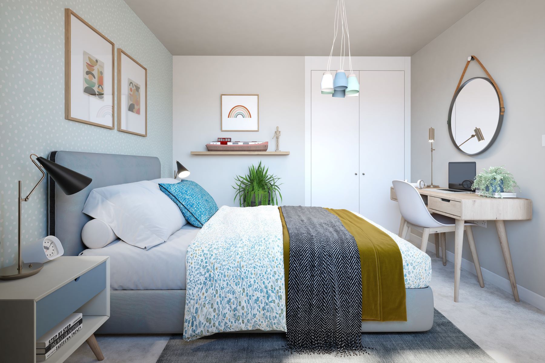 Use as a fourth double bedroom or home office