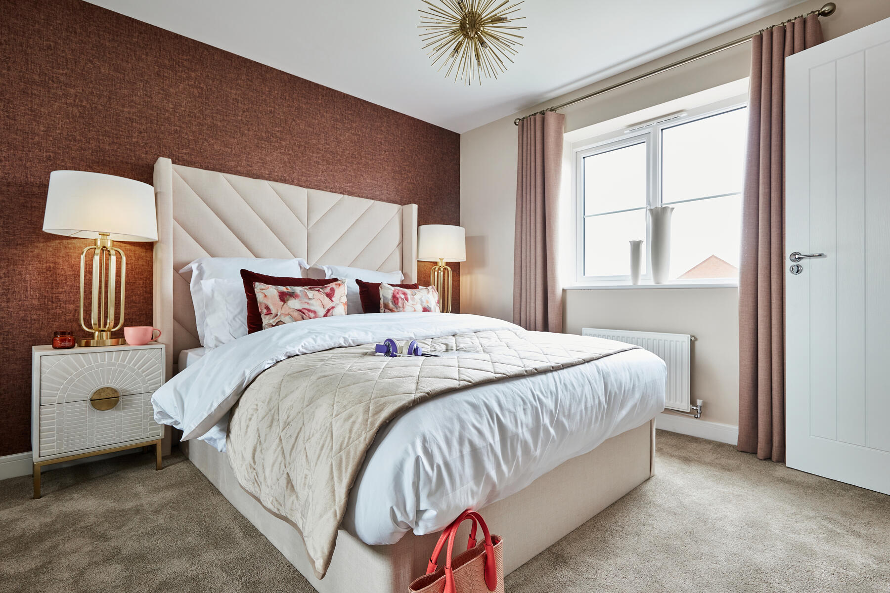 Bedroom 1 is bright and spacious