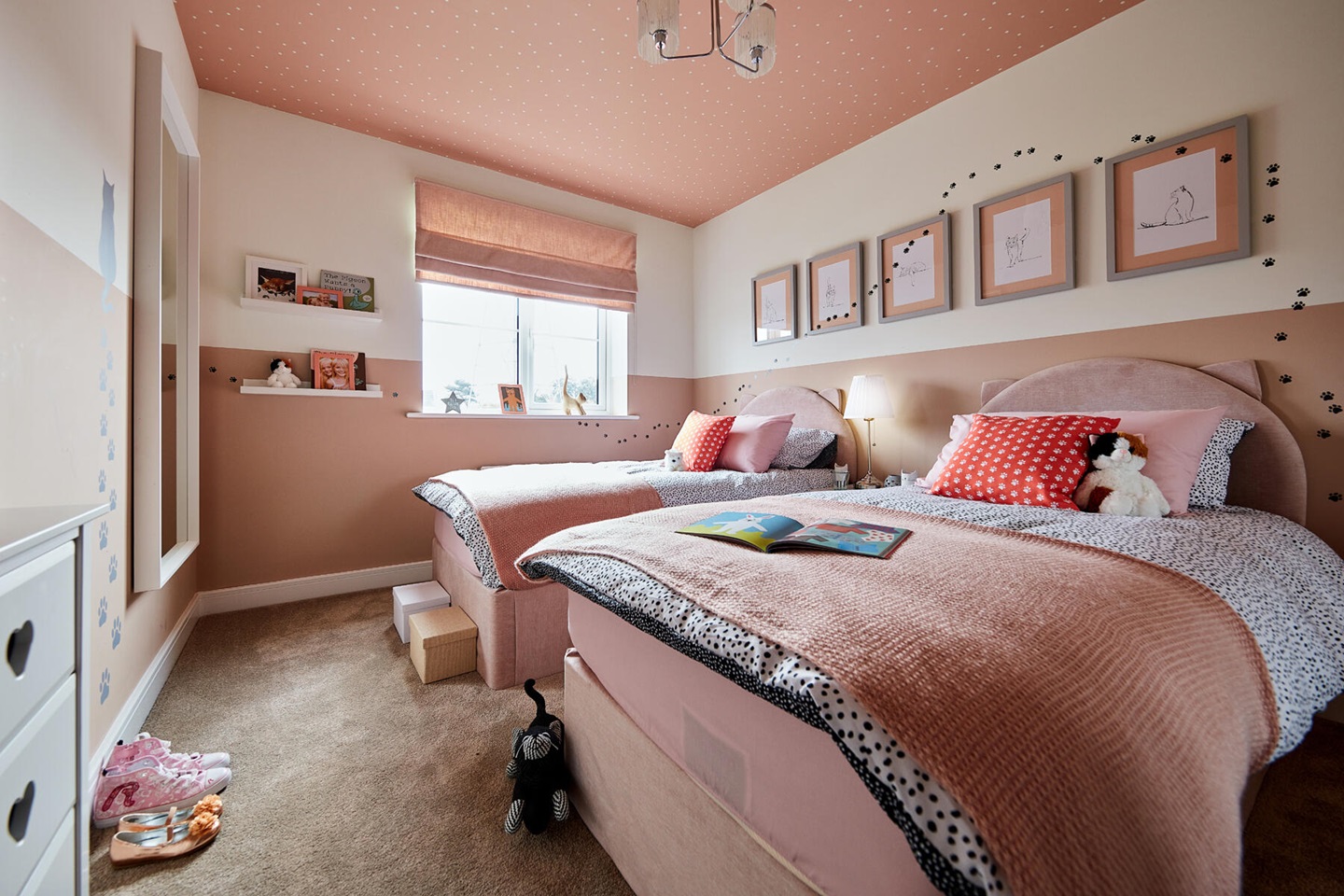 Bedroom 3 is large enough for a double bed or two singles