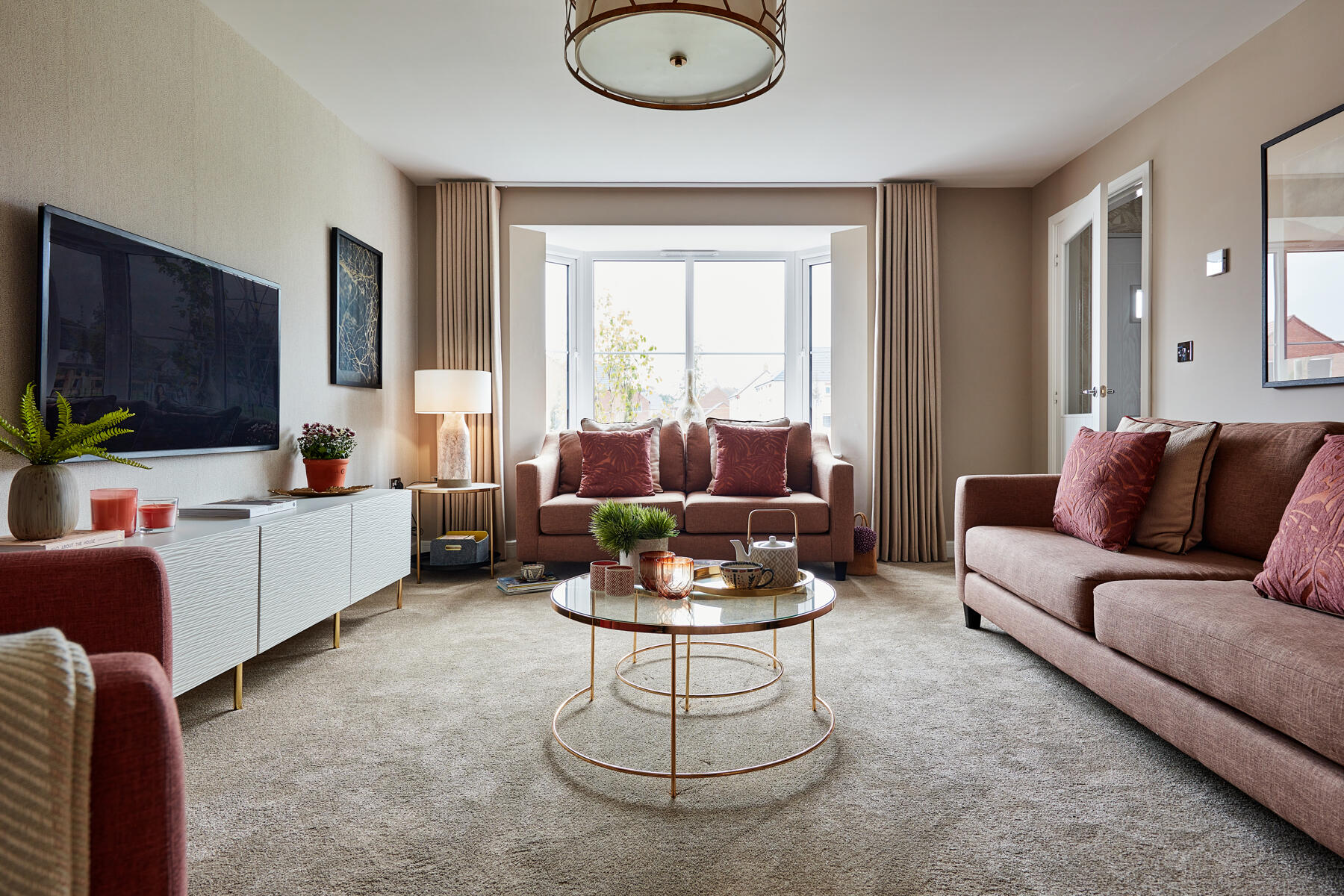 A cosy space to enjoy evenings at home