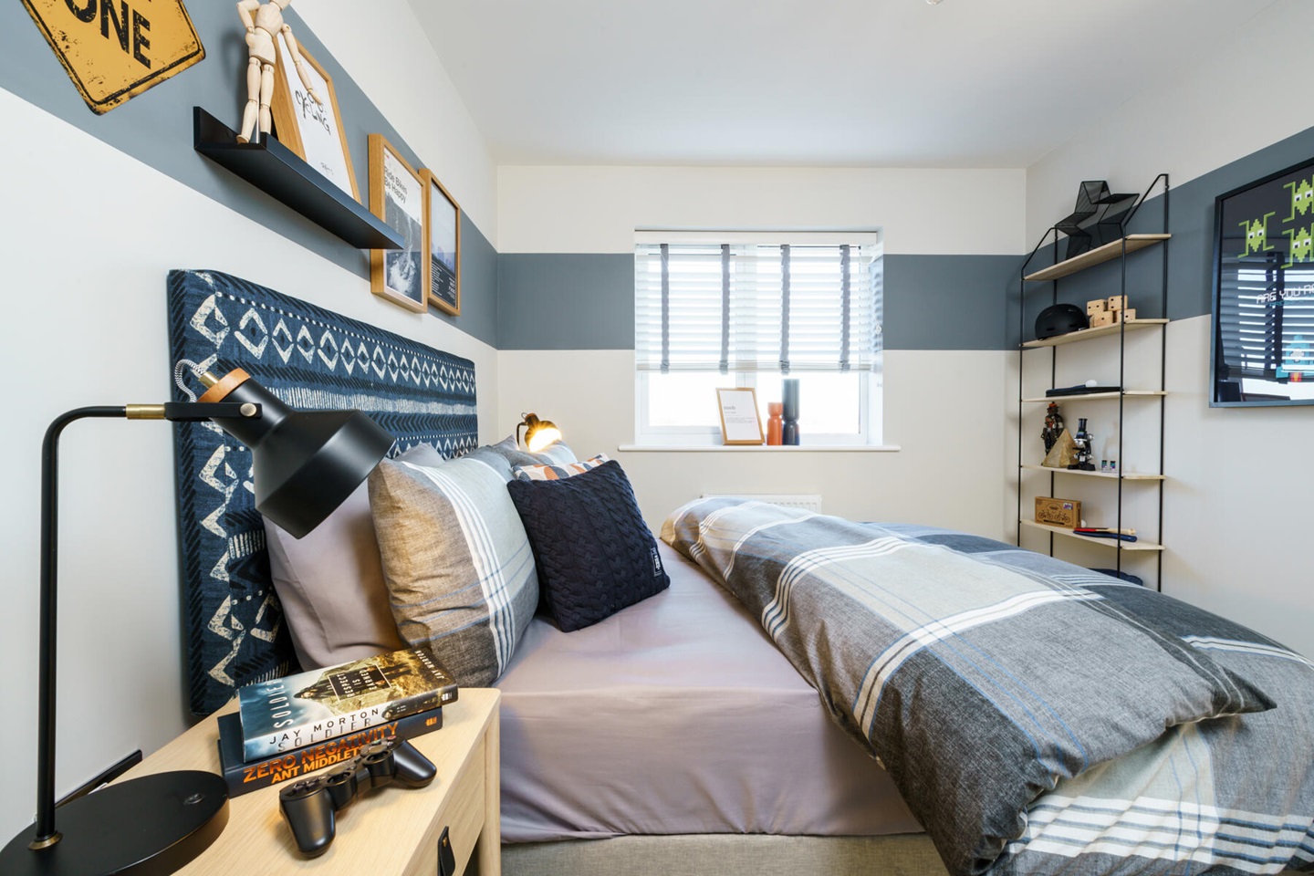 Bedroom 3 overlooks the rear garden