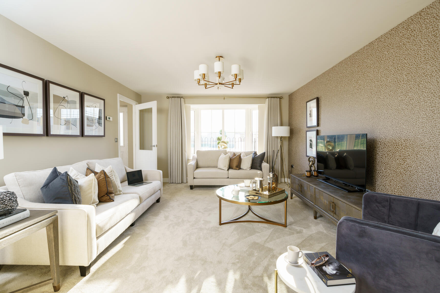 The lounge is perfect for nights in or socialising with friends