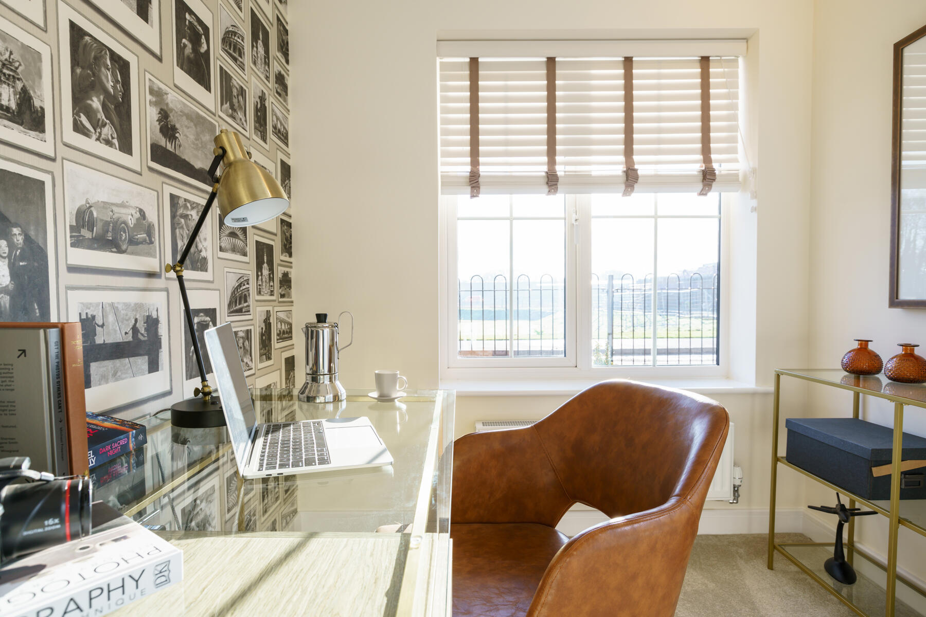 Work from home in a dedicated study