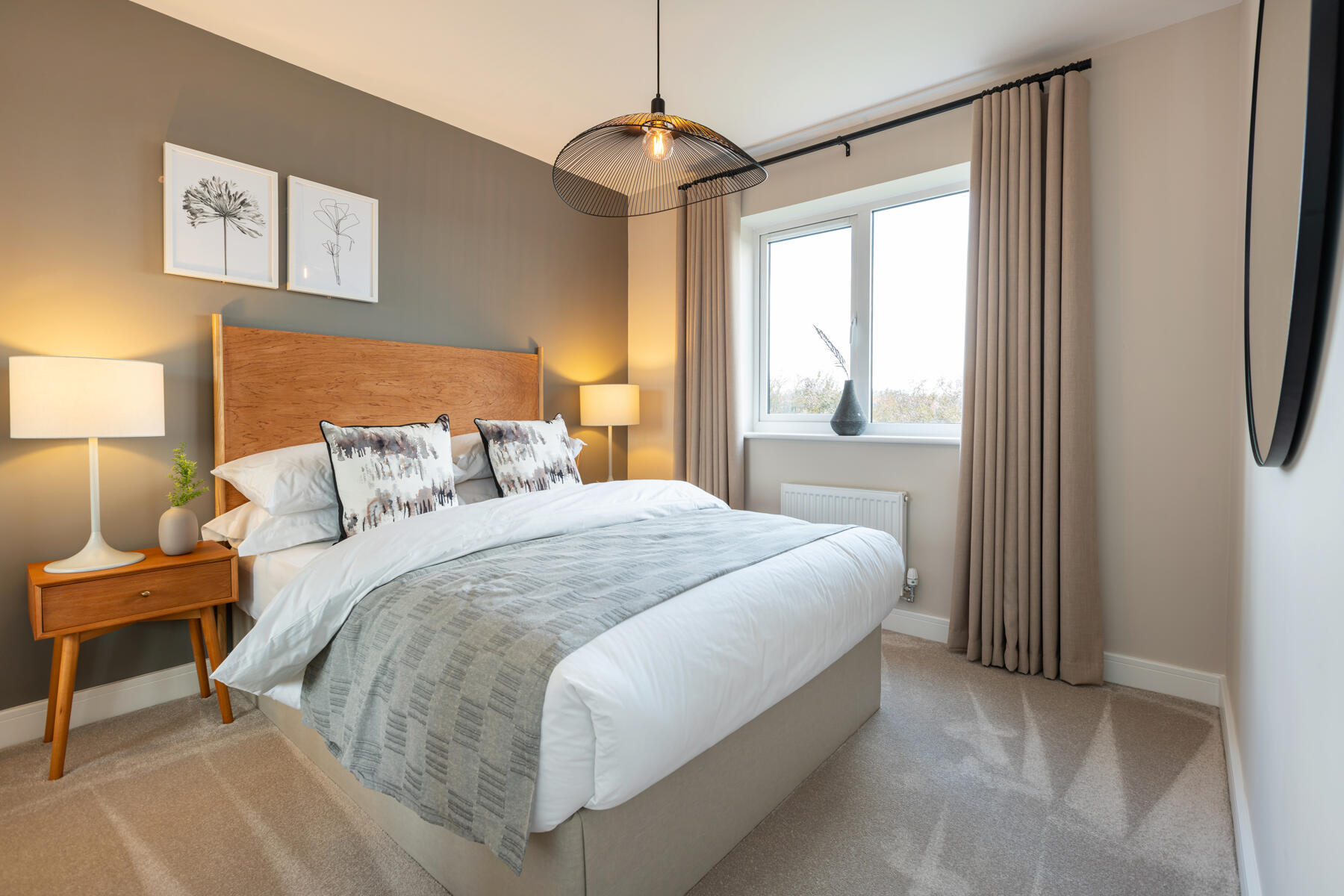 Bedroom 2 is spacious and bright