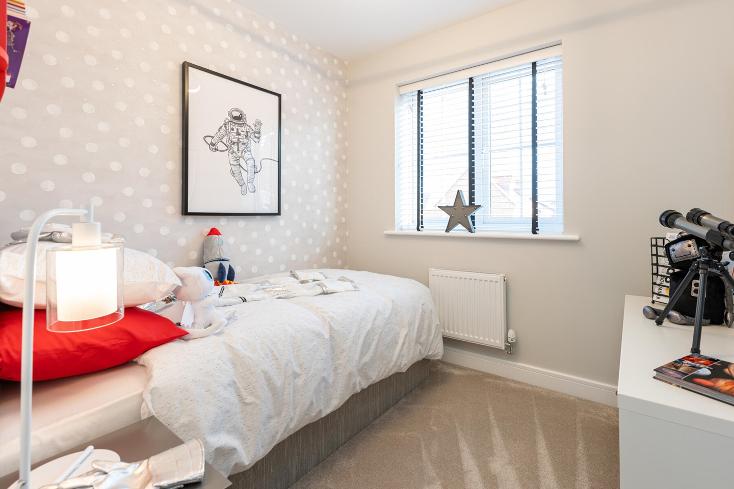 Bedroom 4 can be easily utilised as a home office