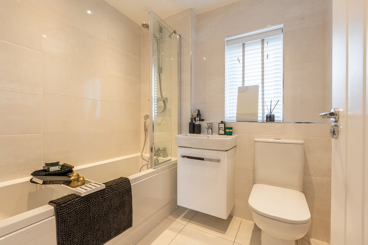 Personalise from a range of wall tiles and flooring
