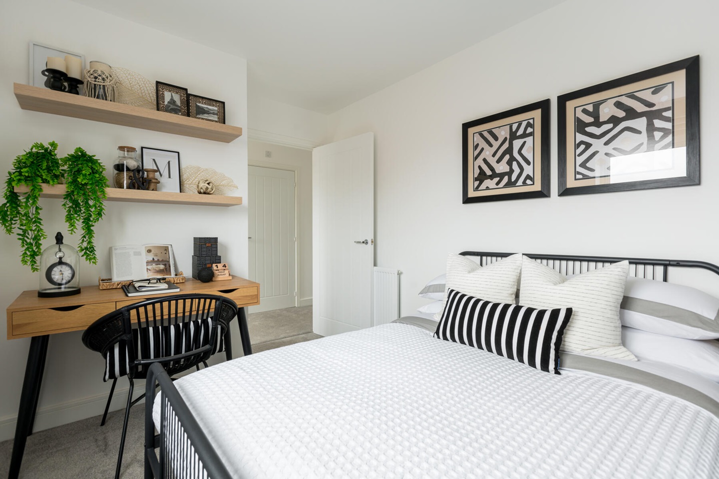 Space to include a desk or additional storage