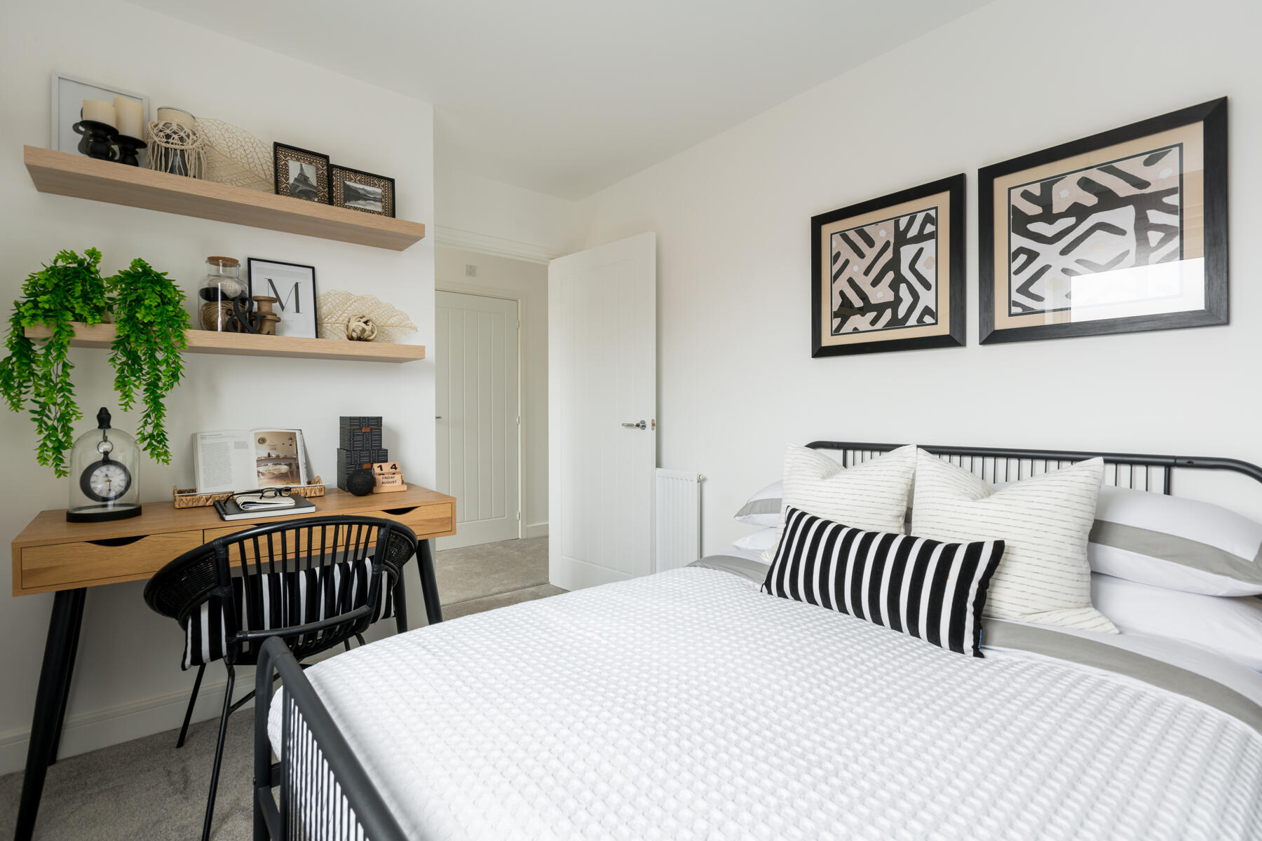 Space to include a desk or additional storage