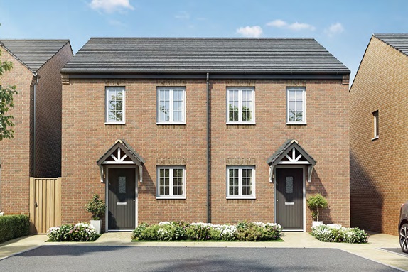 2 bedroom semi-detached