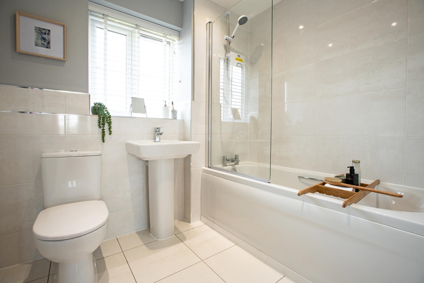Personalise with a selection of wall tiles