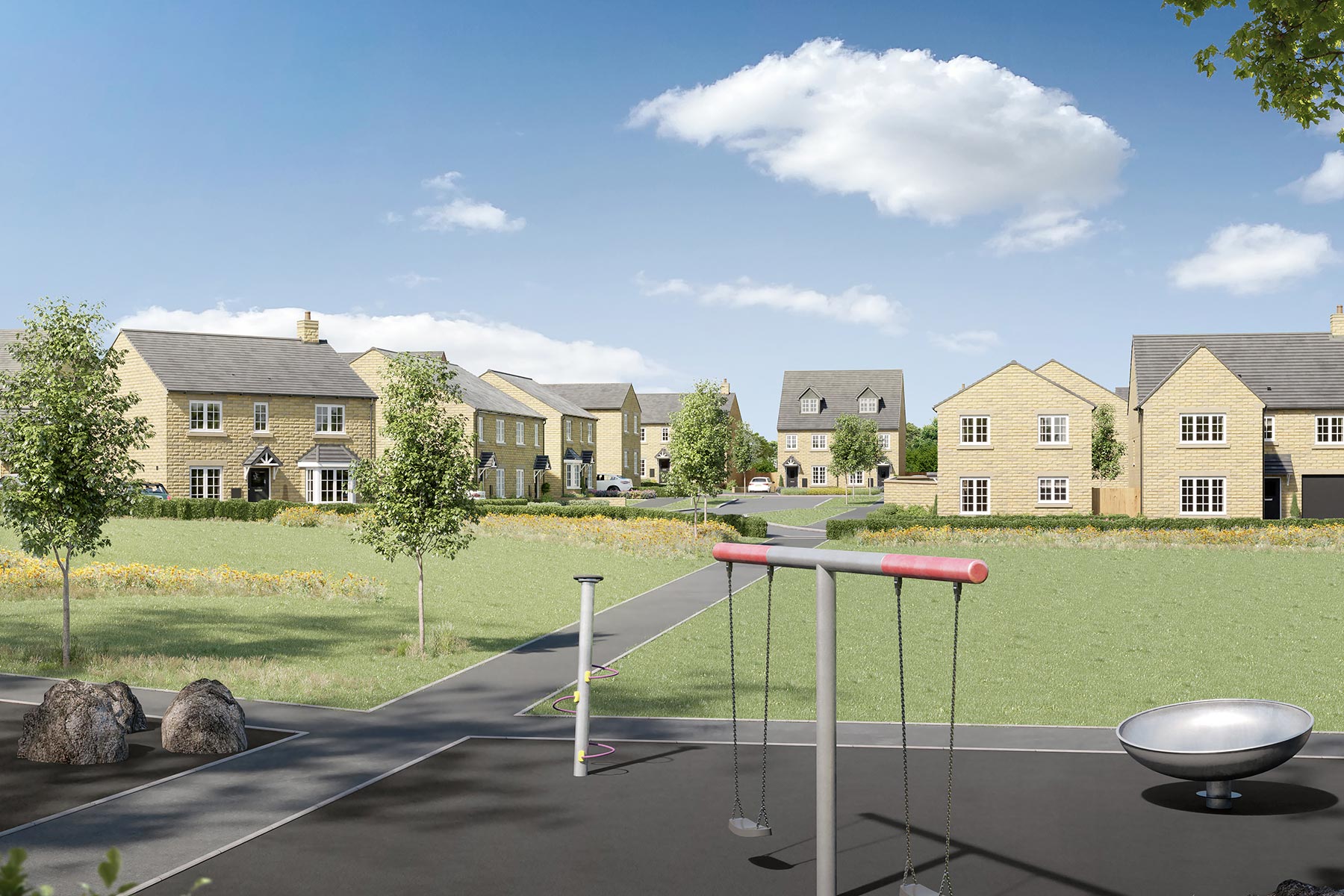 A new development of 1, 2, 3 & 4 bedroom homes