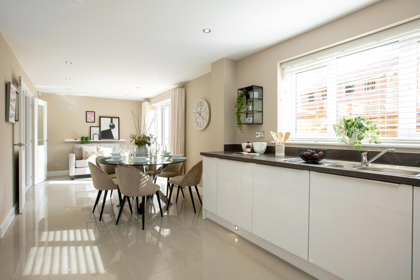 The Manford kitchen and dining room
