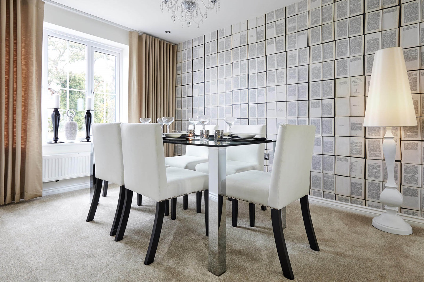 The Thornford Applewood Green dining room