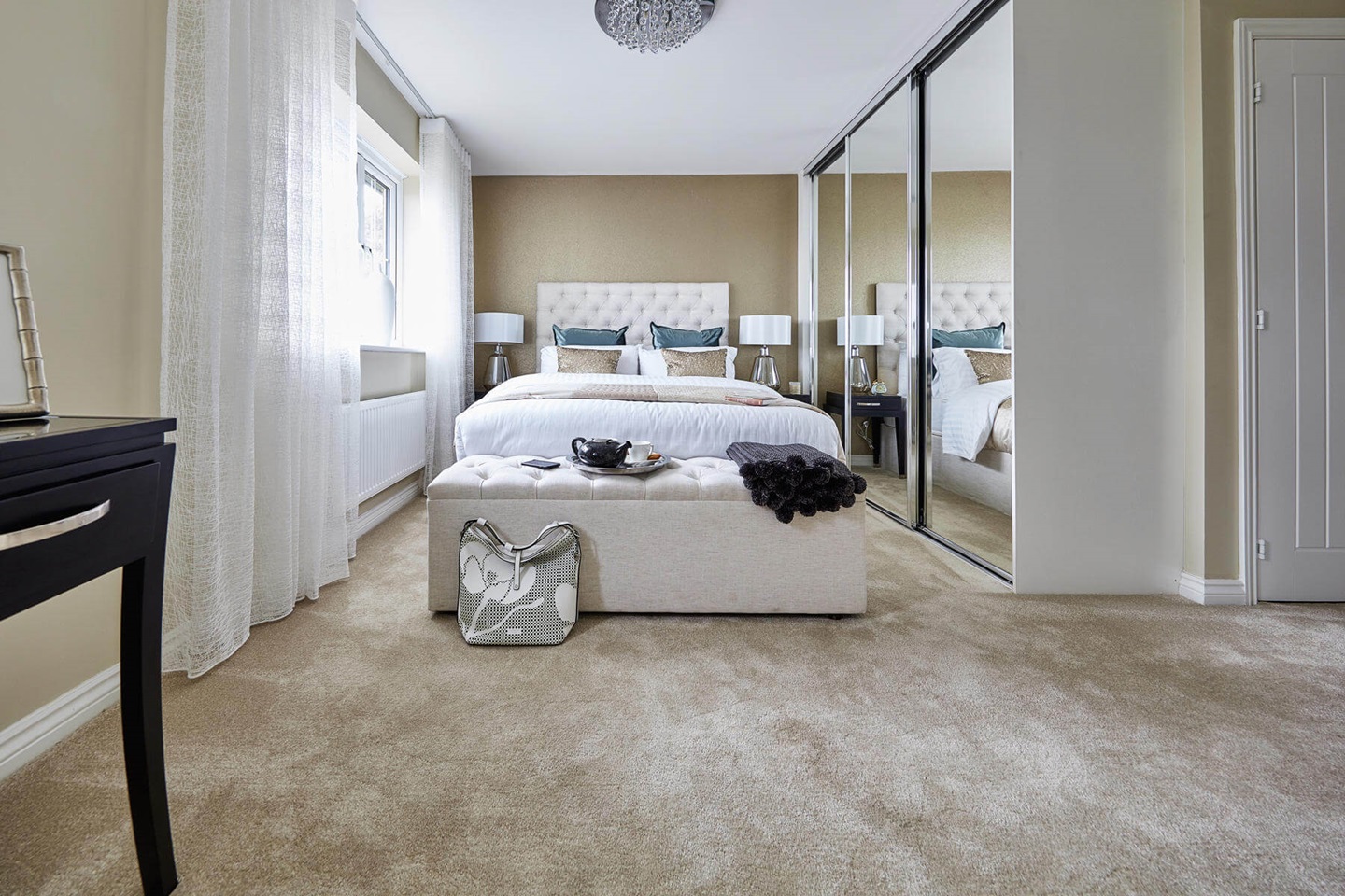 The Thornford Applewood Green master bedroom