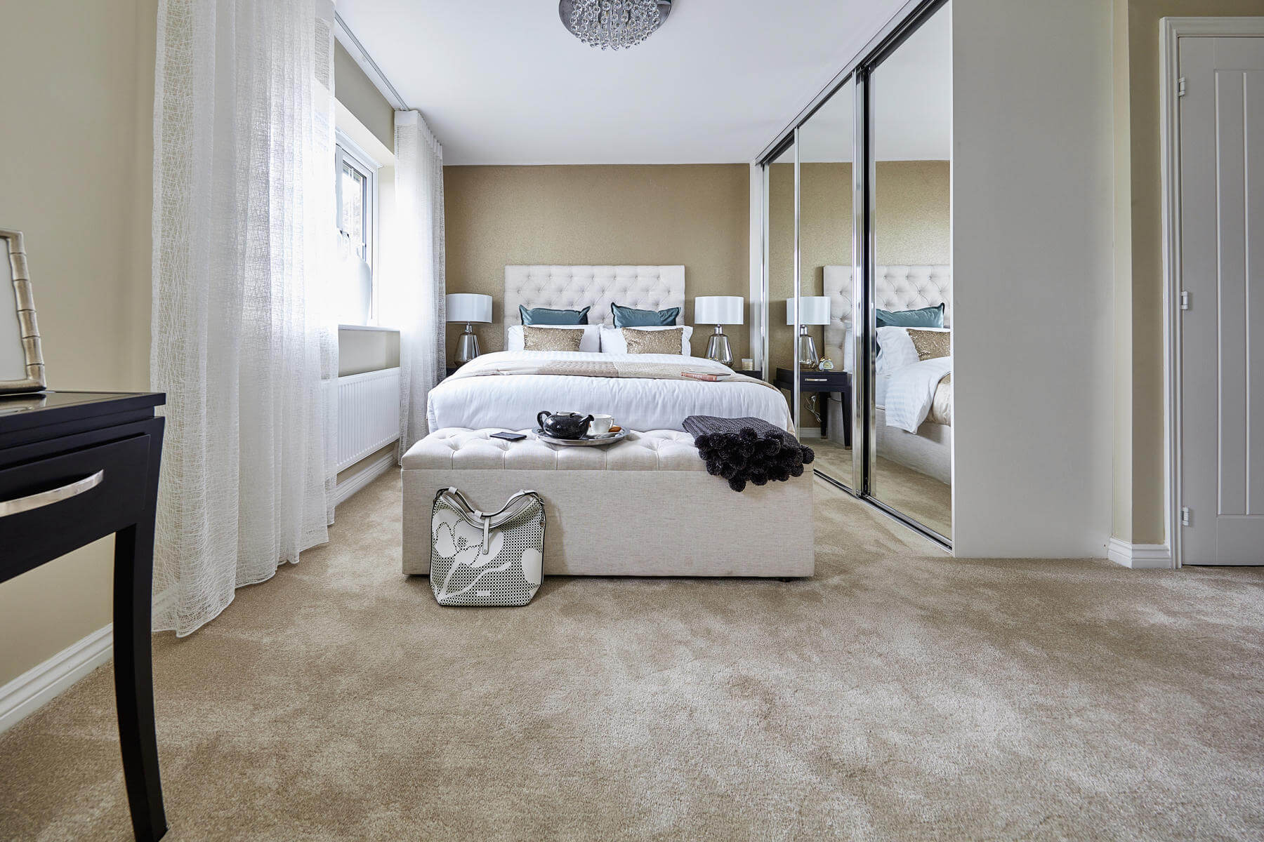 The Thornford Applewood Green master bedroom