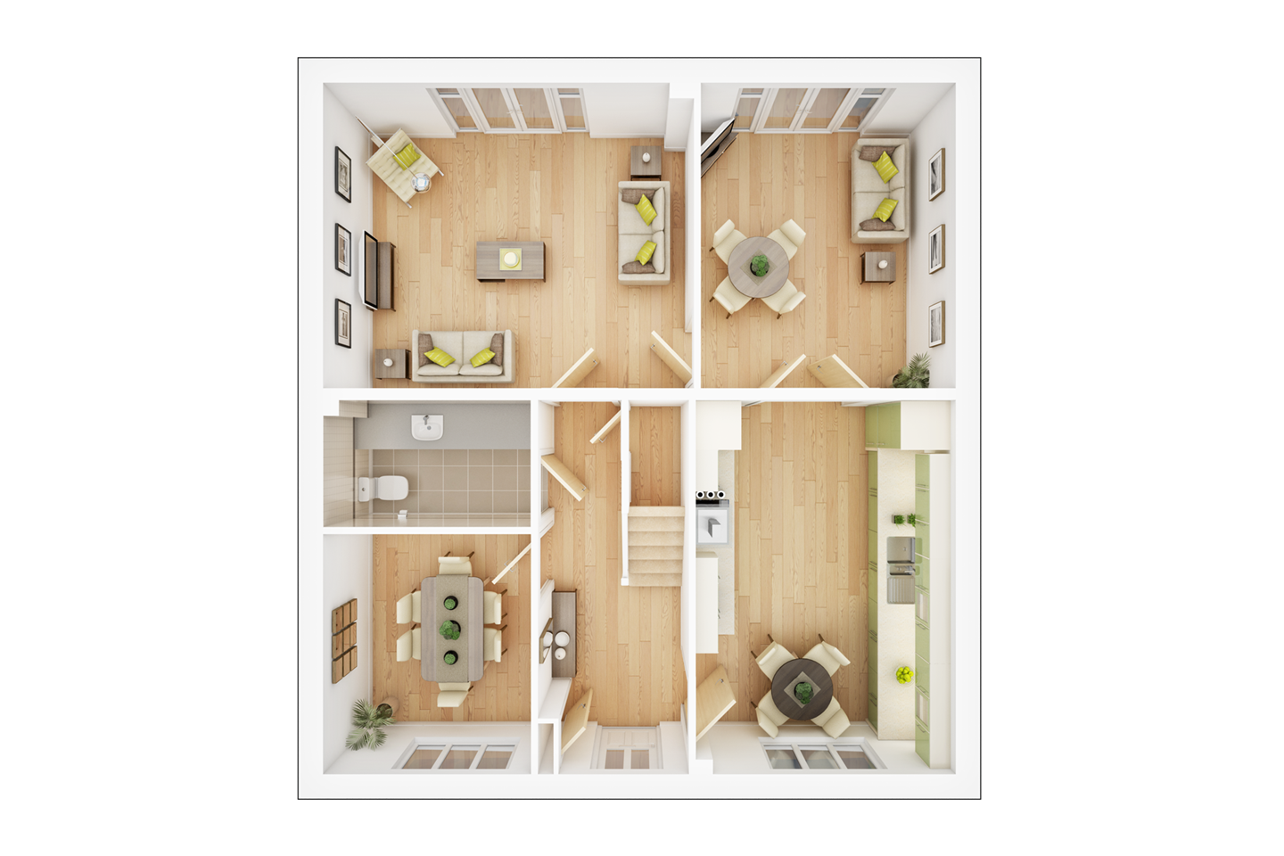Thornford floor plans - ground floor