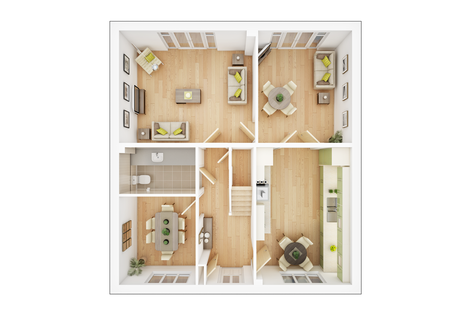 Thornford floor plans - ground floor