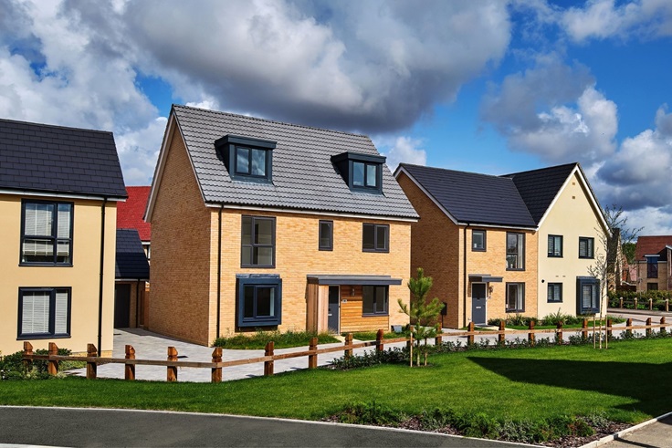 Typical Taylor Wimpey street scene