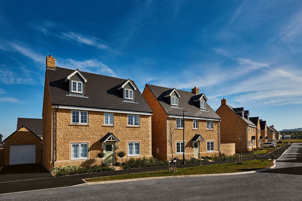 Typical Taylor Wimpey street scene